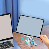 Maxbell Phone Holder Universal Aluminum Alloy Portable for Smartphones Work Home Silver