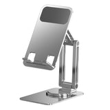 Maxbell Phone Holder Universal Aluminum Alloy Portable for Smartphones Work Home Silver