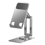 Maxbell Phone Holder Universal Aluminum Alloy Portable for Smartphones Work Home Silver