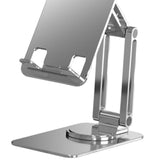 Maxbell Phone Holder Universal Aluminum Alloy Portable for Smartphones Work Home Silver