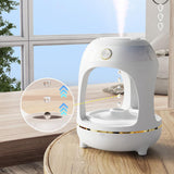 Maxbell Humidifier Running Water Humidifier Ambient Night Light 700ml for Bedroom Style C