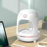 Maxbell Humidifier Running Water Humidifier Ambient Night Light 700ml for Bedroom Style D