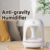 Maxbell Humidifier Running Water Humidifier Ambient Night Light 700ml for Bedroom Style D