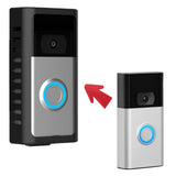 Maxbell Video Doorbell Mount Protector Case Replace for Video Doorbell 1/2/3/home Black