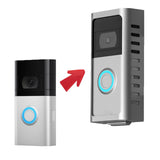 Maxbell Video Doorbell Mount Protector Case Replace for Video Doorbell 1/2/3/home Argent