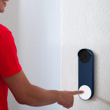 Maxbell Silicone Cover Protective Skin Case for door bell Wired 2022 Navy Blue