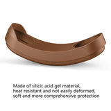 Maxbell Silicone Cover Protective Skin Case for door bell Wired 2022 Dark Brown