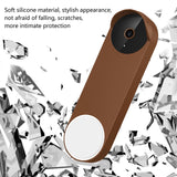 Maxbell Silicone Cover Protective Skin Case for door bell Wired 2022 Dark Brown