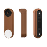 Maxbell Silicone Cover Protective Skin Case for door bell Wired 2022 Dark Brown