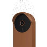 Maxbell Silicone Cover Protective Skin Case for door bell Wired 2022 Dark Brown