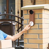 Maxbell Silicone Cover Protective Skin Case for door bell Wired 2022 Dark Brown