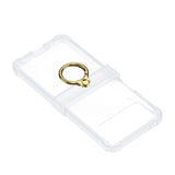 Maxbell Durable Phone Case Shell Stylish with Rings Holder Protective Case Accessory Clear