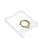 Maxbell Durable Phone Case Shell Stylish with Rings Holder Protective Case Accessory Clear