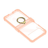 Maxbell Durable Phone Case Shell Stylish with Rings Holder Protective Case Accessory Orange