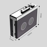 Maxbell Walkman Cassette Player FM Radio Retro Style Walkman for Language Learning