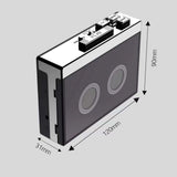 Maxbell Walkman Cassette Player FM Radio Retro Style Walkman for Language Learning