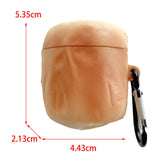 Maxbell Bread Shape Earphone Protective Case Cover Protection Scratch Resistant