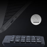Maxbell Wireless Numeric Keypad 23Key Battery Powered Number Pad for Computer PC