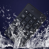 Maxbell Wireless Numeric Keypad 23Key Battery Powered Number Pad for Computer PC