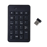 Maxbell Wireless Numeric Keypad 23Key Battery Powered Number Pad for Computer PC