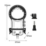 Maxbell Sports Cameras Waterproof Housing Case for 360 x3 Protect Cover Dive Shell