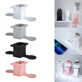 Maxbell Silicone Power Adapter Case Cable Organizer Cord Holders for Desktop Bedroom white