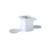 Maxbell Silicone Power Adapter Case Cable Organizer Cord Holders for Desktop Bedroom white