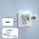 Maxbell Silicone Power Adapter Case Cable Organizer Cord Holders for Desktop Bedroom white