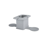 Maxbell Silicone Power Adapter Case Cable Organizer Cord Holders for Desktop Bedroom grey