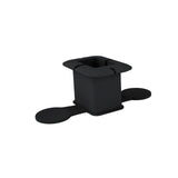 Maxbell Silicone Power Adapter Case Cable Organizer Cord Holders for Desktop Bedroom black