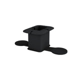 Maxbell Silicone Power Adapter Case Cable Organizer Cord Holders for Desktop Bedroom black