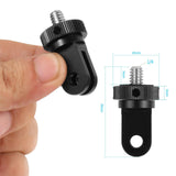 Maxbell Camera Mount Adapter Aluminum Alloy Lightweight Portable for Sports Camera Black