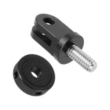Maxbell Camera Mount Adapter Aluminum Alloy Lightweight Portable for Sports Camera Black