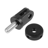Maxbell Camera Mount Adapter Aluminum Alloy Lightweight Portable for Sports Camera Black