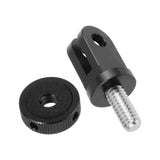 Maxbell Camera Mount Adapter Aluminum Alloy Lightweight Portable for Sports Camera Black