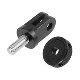 Maxbell Camera Mount Adapter Aluminum Alloy Lightweight Portable for Sports Camera Black