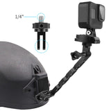 Maxbell Camera Mount Adapter Aluminum Alloy Lightweight Portable for Sports Camera Black