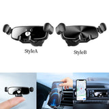 Maxbell Vehicle Air Vent Mount Car Phone Holder Gravity Linkage Rotation 360° Stable Style A
