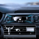 Maxbell Vehicle Air Vent Mount Car Phone Holder Gravity Linkage Rotation 360° Stable Style A