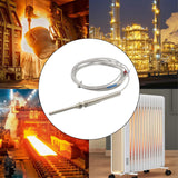 Maxbell Thermocouple Sensor Probe High Measurement Accuracy Wide Measurement Range Probe 150mm Cable 2m