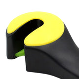 Maxbell 2 in 1 Car Headrest Hidden Hook Gadget Phone Holder Clips for Purse Handbag Black Yellow