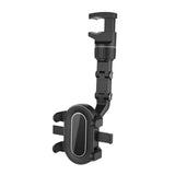 Maxbell Rearview Mirror Phone Holder Rotatable Super Flexible for Video Car Auto Grey