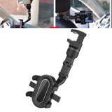 Maxbell Rearview Mirror Phone Holder Rotatable Super Flexible for Video Car Auto Grey