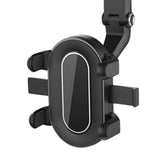 Maxbell Rearview Mirror Phone Holder Rotatable Super Flexible for Video Car Auto Grey
