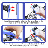 Maxbell Bike Handlebar Phone Mount Accessories for Scooters 4.8in-7.2in Smartphones