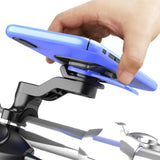 Maxbell Universal Motocycle Handlebar Mount Mobile Hold for Motorcycle Scooter Bike Blue