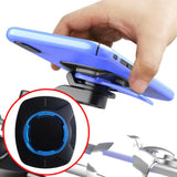 Maxbell Universal Motocycle Handlebar Mount Mobile Hold for Motorcycle Scooter Bike Blue