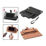 Maxbell PU Leather Protective Case Flip Handheld for Switch Game Console Black for Old Model