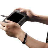 Maxbell PU Leather Protective Case Flip Handheld for Switch Game Console Black for Old Model