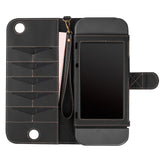 Maxbell PU Leather Protective Case Flip Handheld for Switch Game Console Black for Old Model
